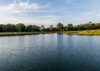 Pinnon Lake Cabins view of water